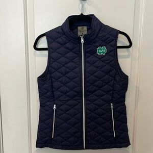NOTRE DAME Zip up Vest